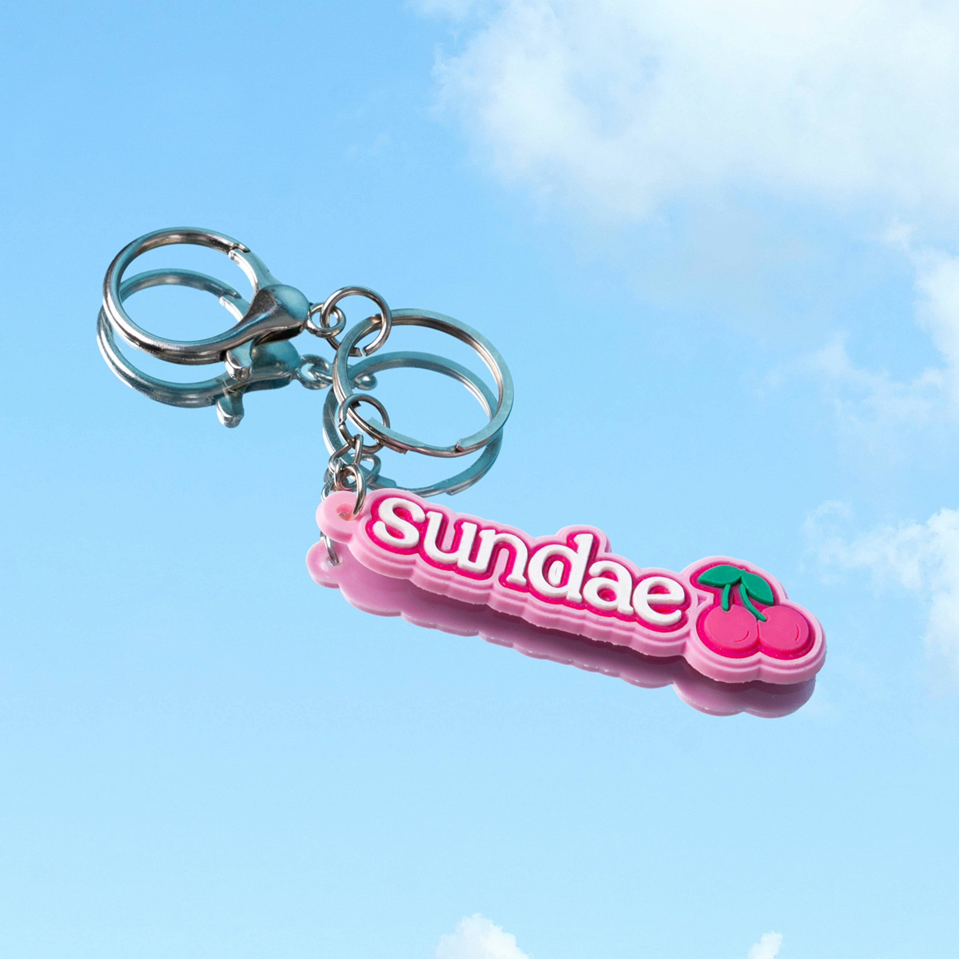 Sundae Keyring - Cherry